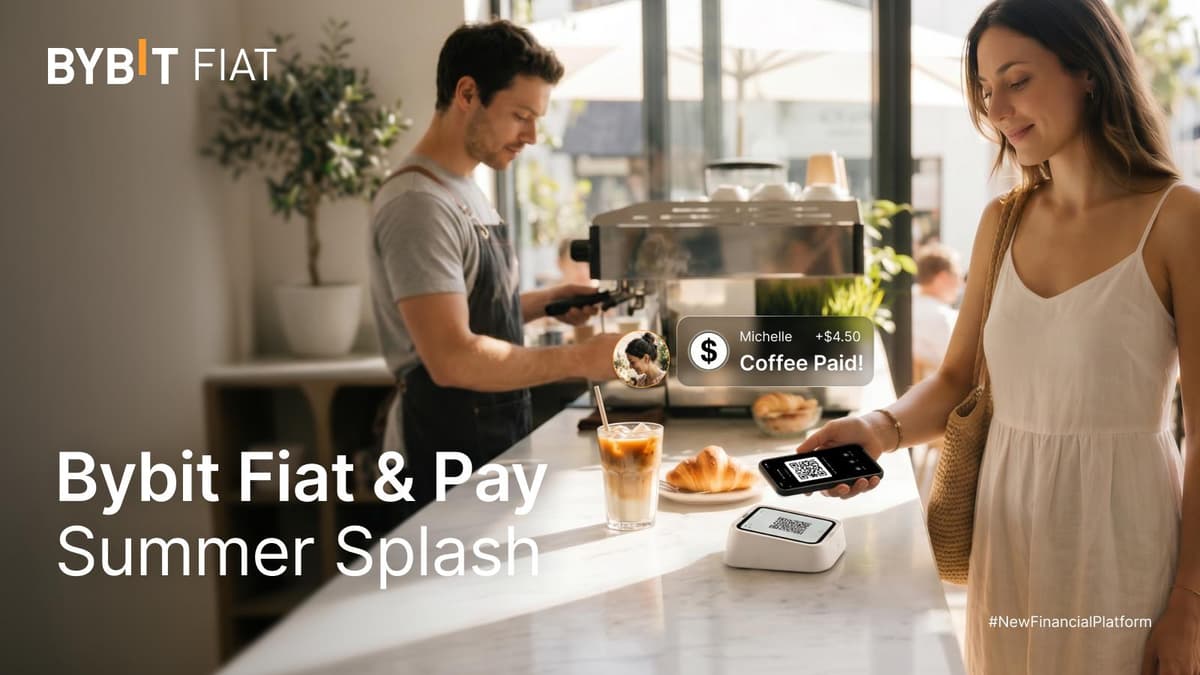 Bybit Launches Fiat & Pay Summer Splash Campaign With 25,000 USDT Prize Pool