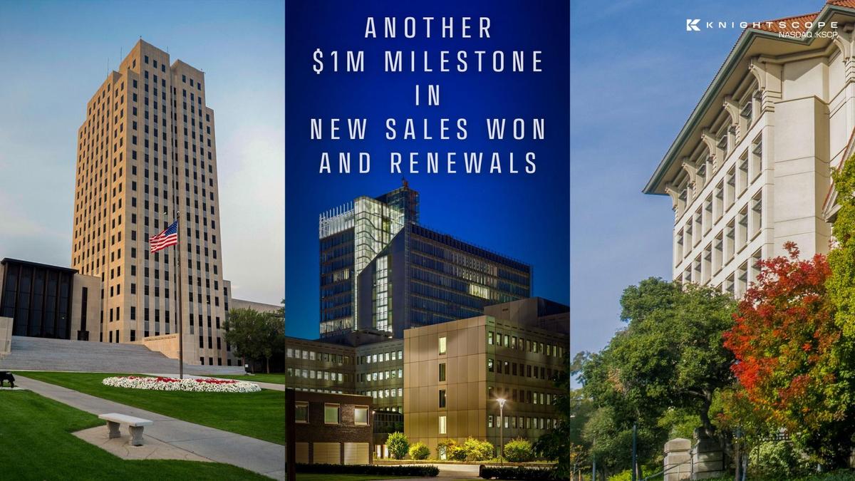 Knightscope Surpasses Yet Another $1M Milestone in New Sales Won and Renewals