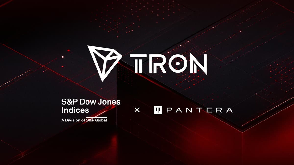 TRON Included in S&P Pantera Digital Asset Index as Institutional Benchmarking Expands to Blockchain Networks