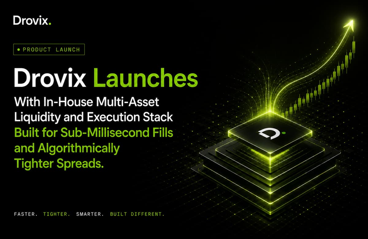 Drovix Launches In-House Multi-Asset Liquidity and Execution Stack for Sub-Millisecond Fills, Tighter Spreads