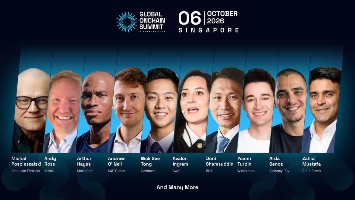 CoinGape to Bring Institutional Leaders Together at Global Onchain Summit 2026 in Singapore