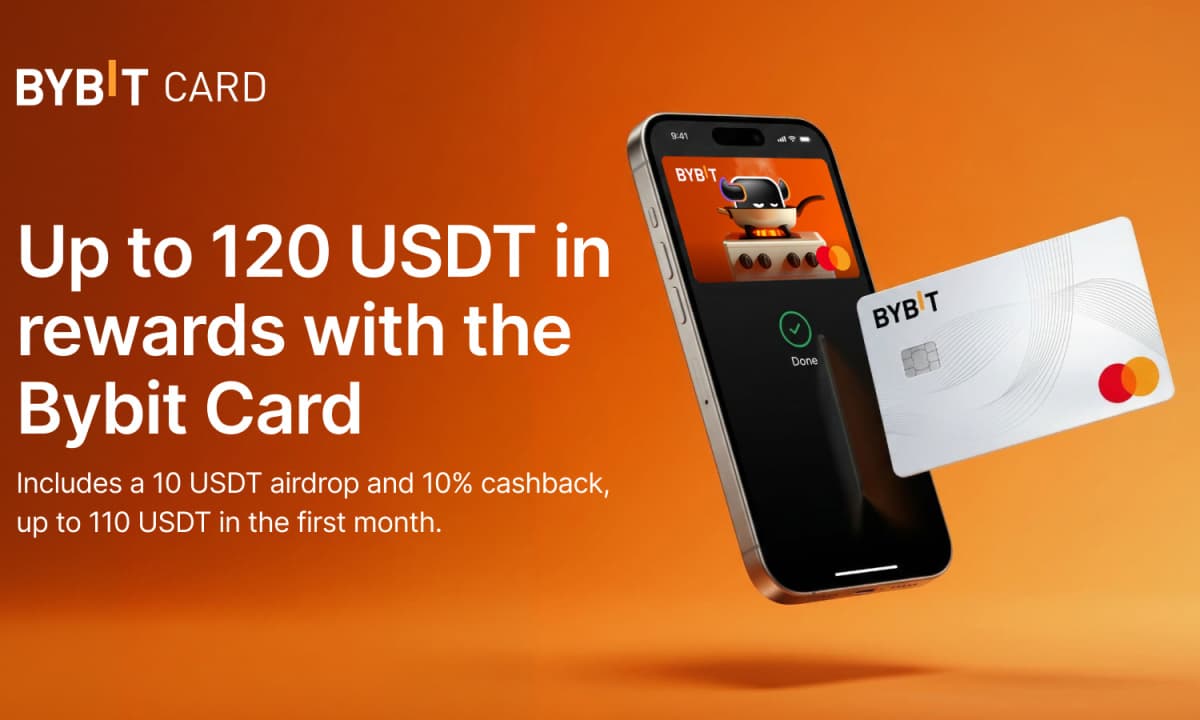 Bybit Launches Bybit Card Welcome Campaign Offering Up to 120 USDT in Rewards for New Users and First-Time Cardholders