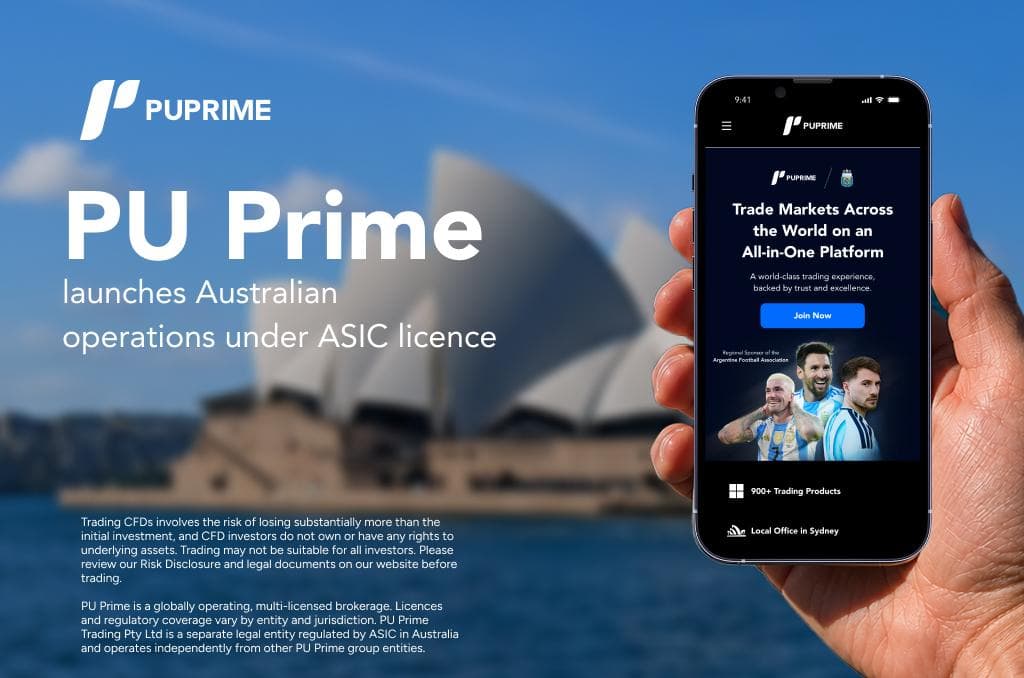 PU Prime Launches Australian Operations under ASIC Licence