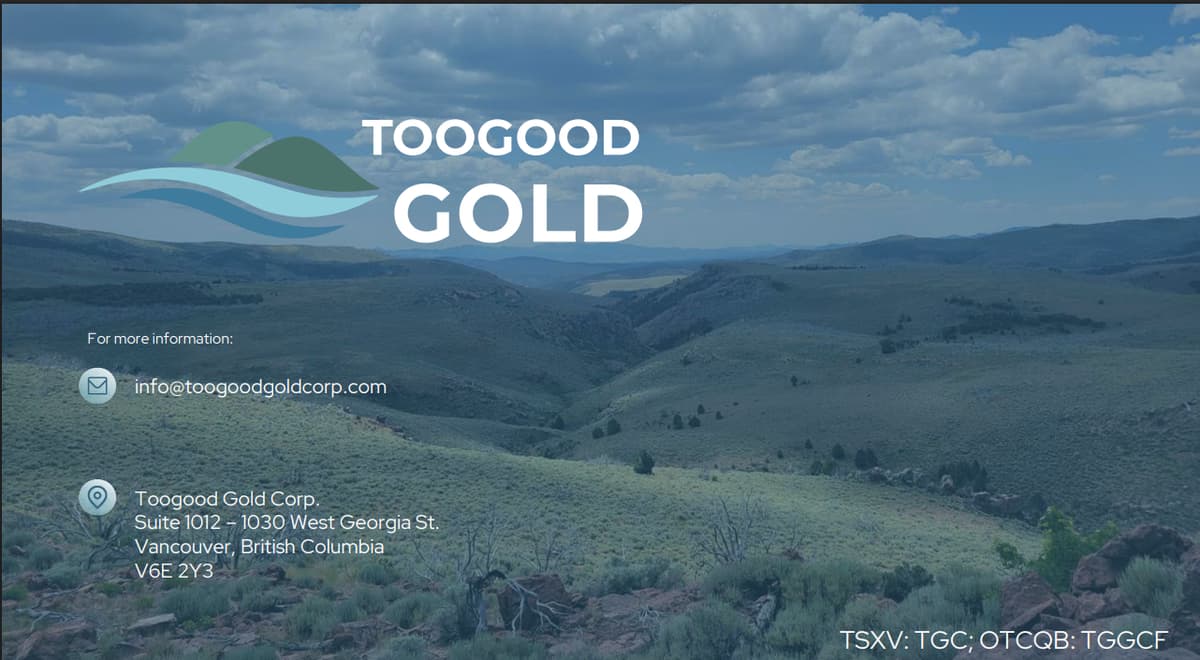Toogood Gold's Table Mountain Sits in the Shadow of a Nevada Gold Rush