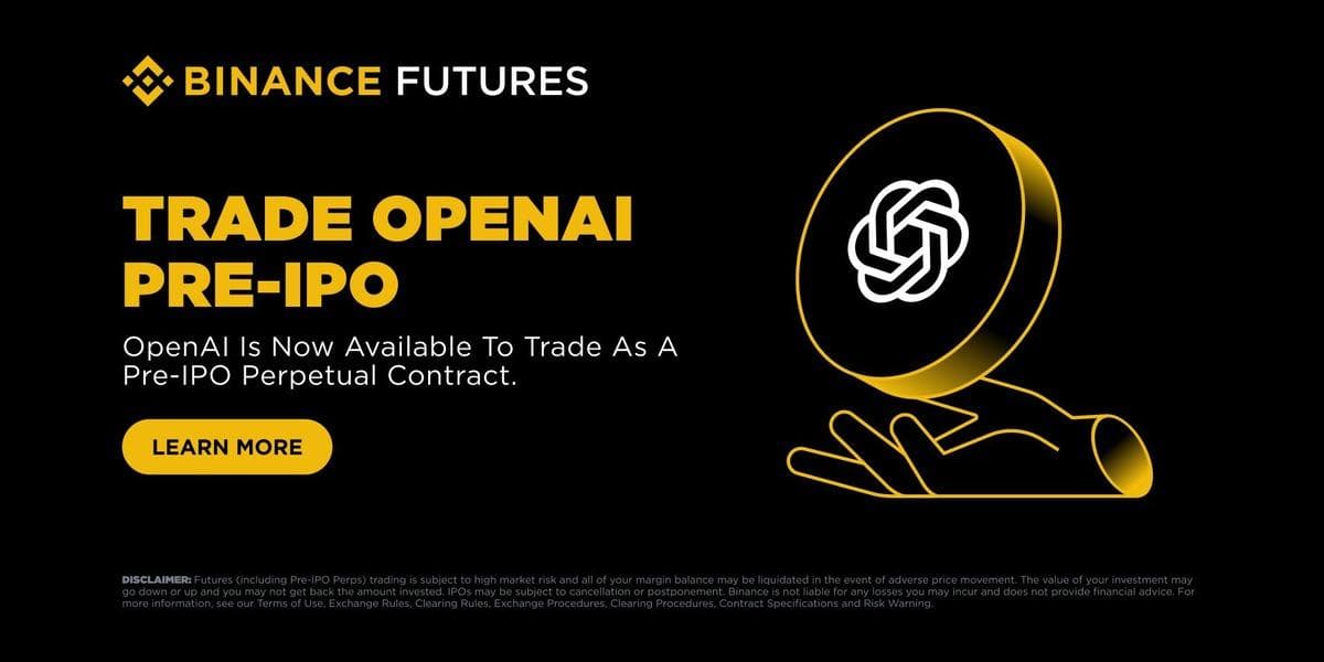 Binance Launches Perpetual Futures for Pre-IPO Market Exposure, Starting with SpaceX